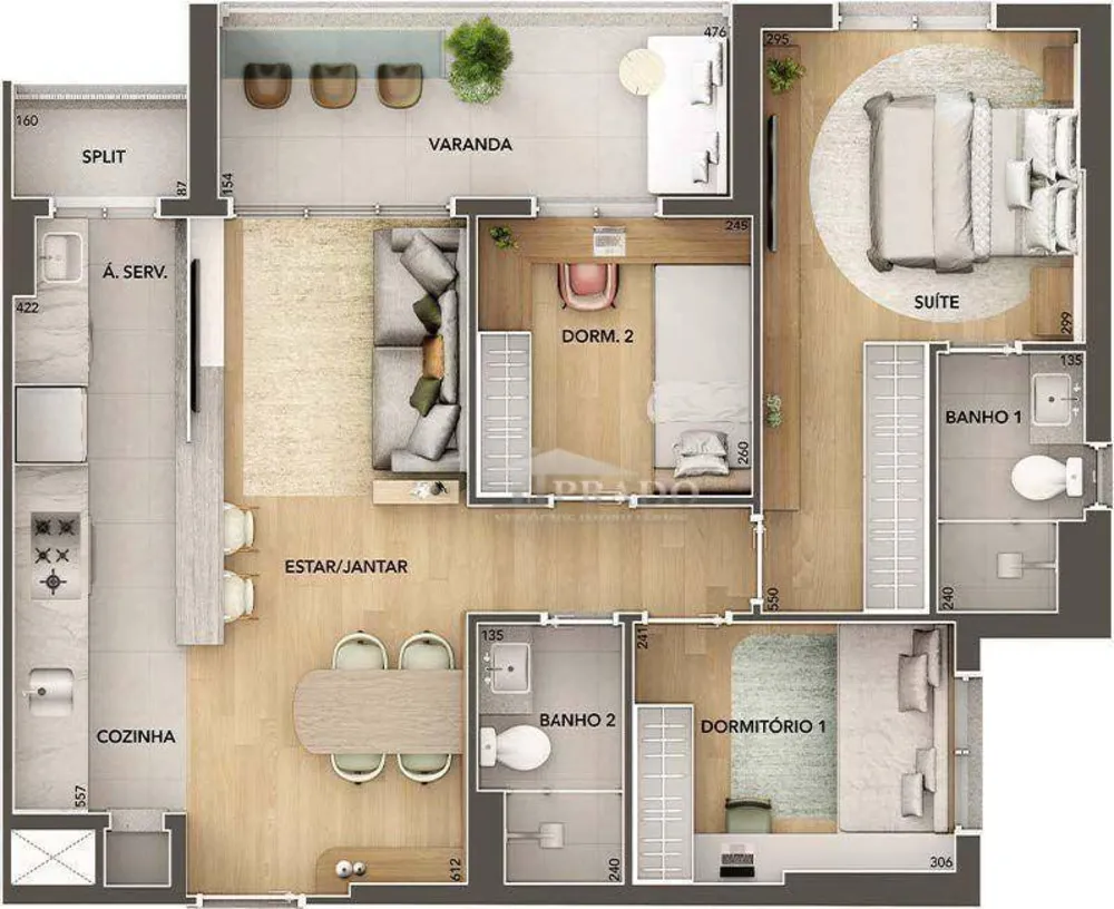 Apartamento, 2 quartos, 82 m² - Foto 7