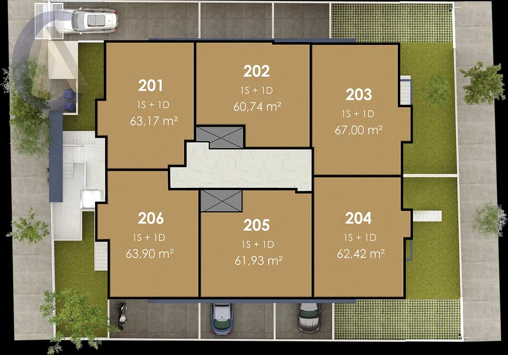 Apartamento, 2 quartos, 62 m² - Foto 2
