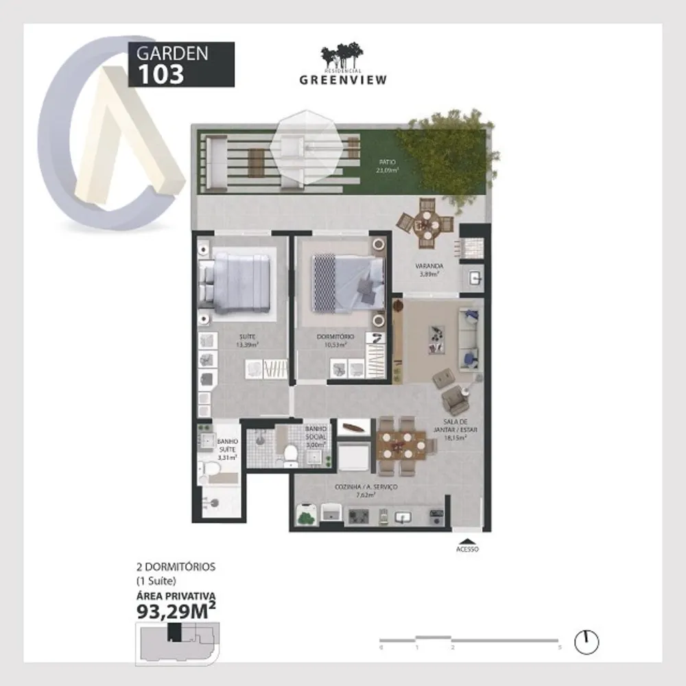 Apartamento, 2 quartos, 93 m² - Foto 4