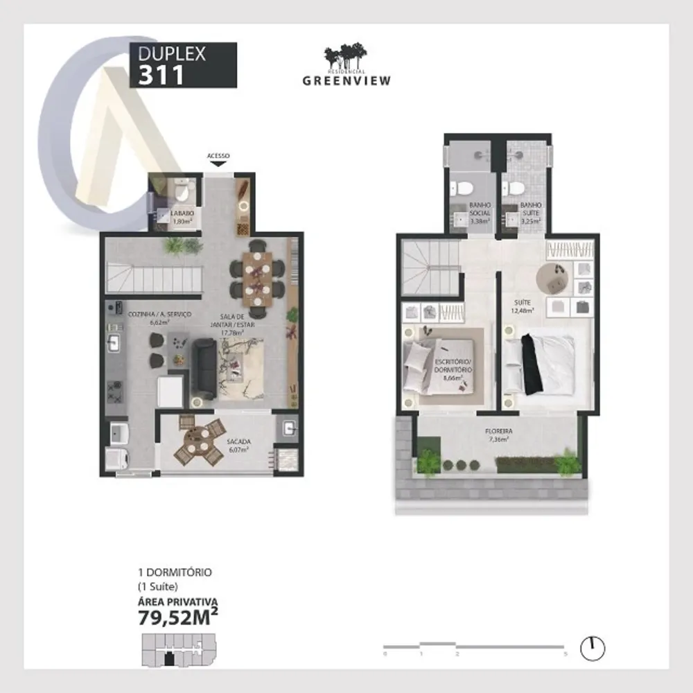 Apartamento, 2 quartos, 80 m² - Foto 3
