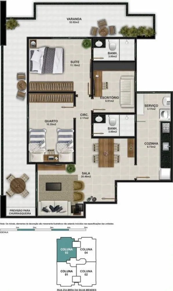 Apartamento, 2 quartos, 105 m² - Foto 16