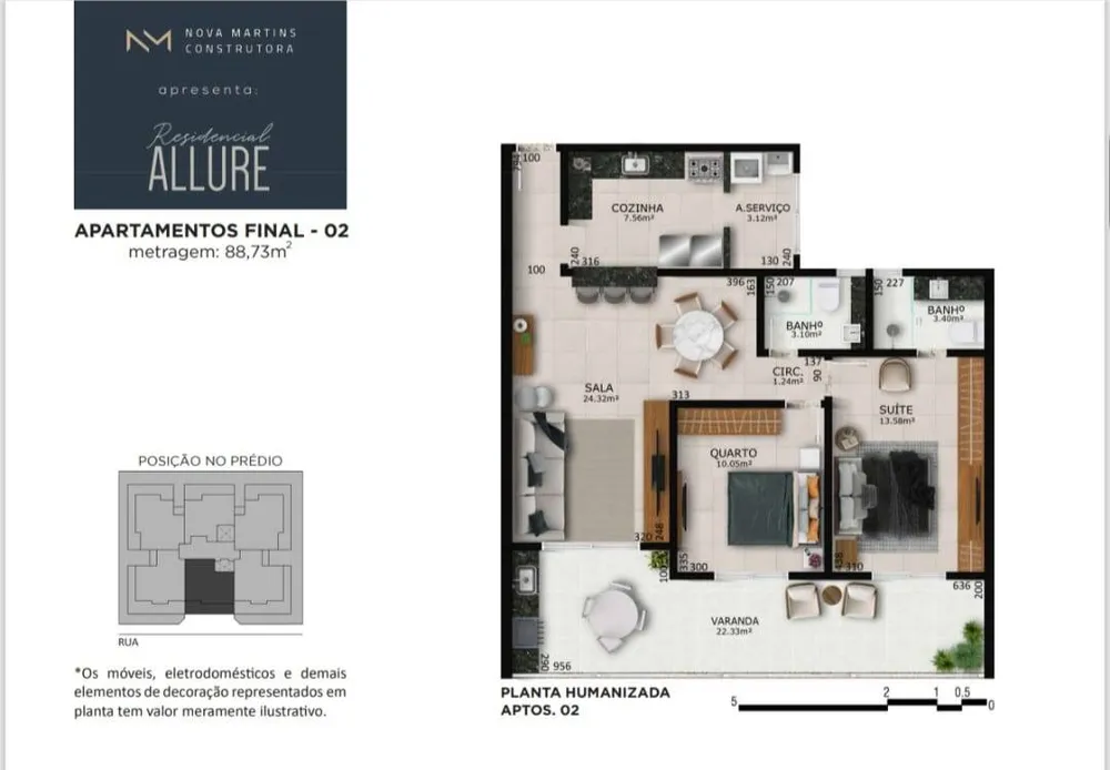 Apartamento, 2 quartos, 88 m² - Foto 4