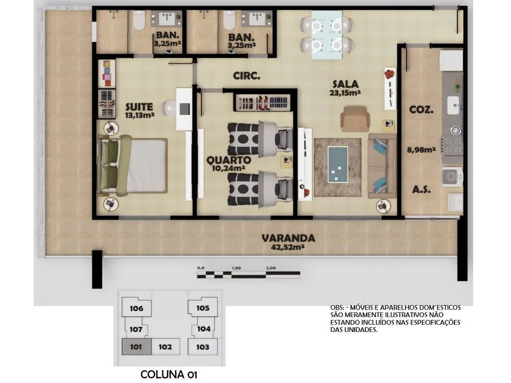 Casa de Condomínio, 2 quartos - Foto 7