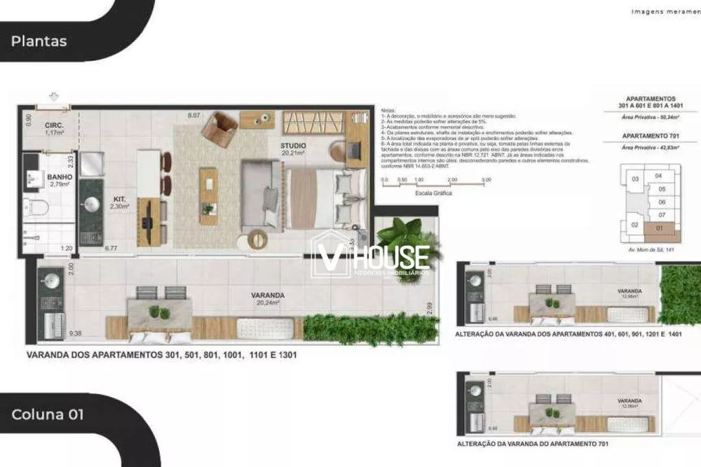 Apartamento, 4 quartos, 42 m² - Foto 2