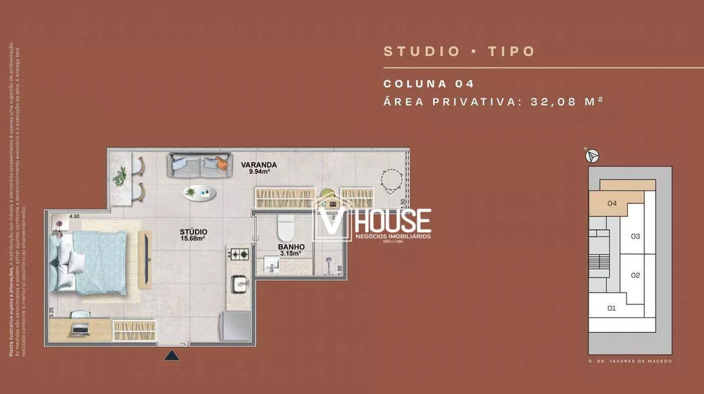 Apartamento, 2 quartos, 37 m² - Foto 9