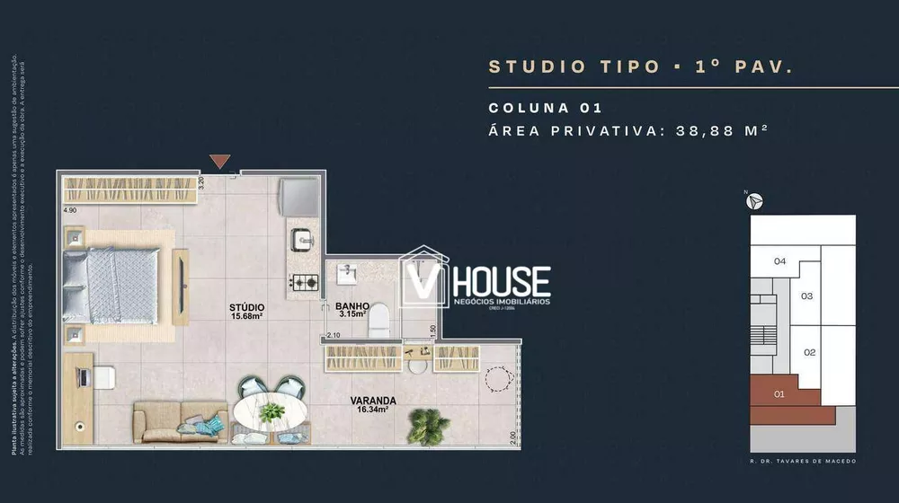 Apartamento, 2 quartos, 37 m² - Foto 72