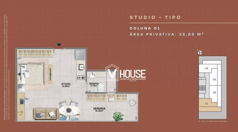 Apartamento, 2 quartos, 37 m² - Foto 32