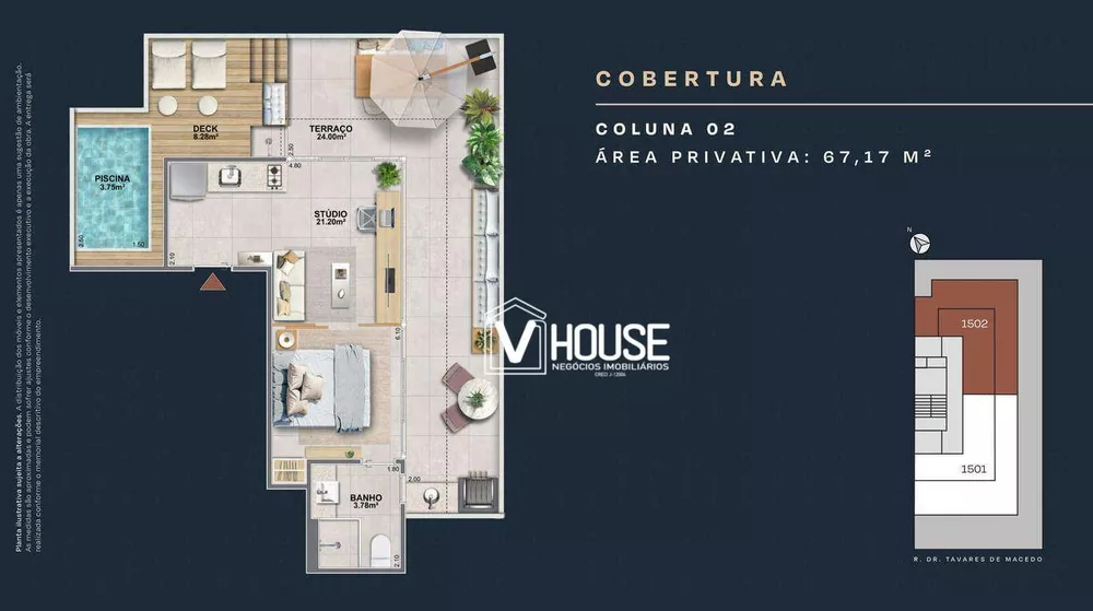 Apartamento, 2 quartos, 37 m² - Foto 69