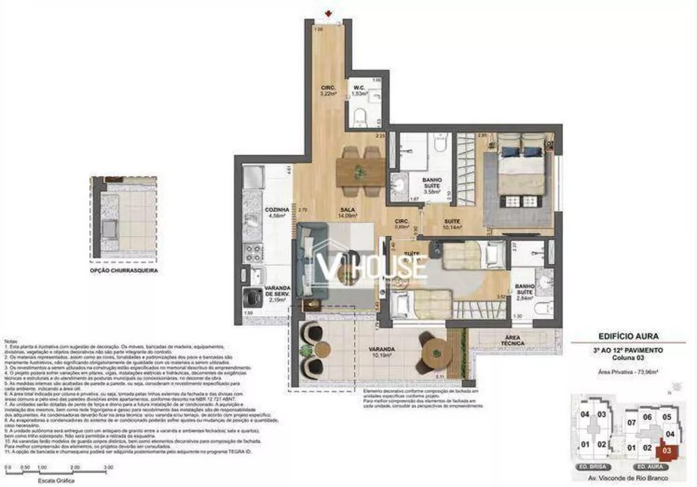 Apartamento, 3 quartos, 92 m² - Foto 64