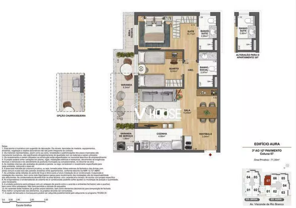 Apartamento, 3 quartos, 92 m² - Foto 6