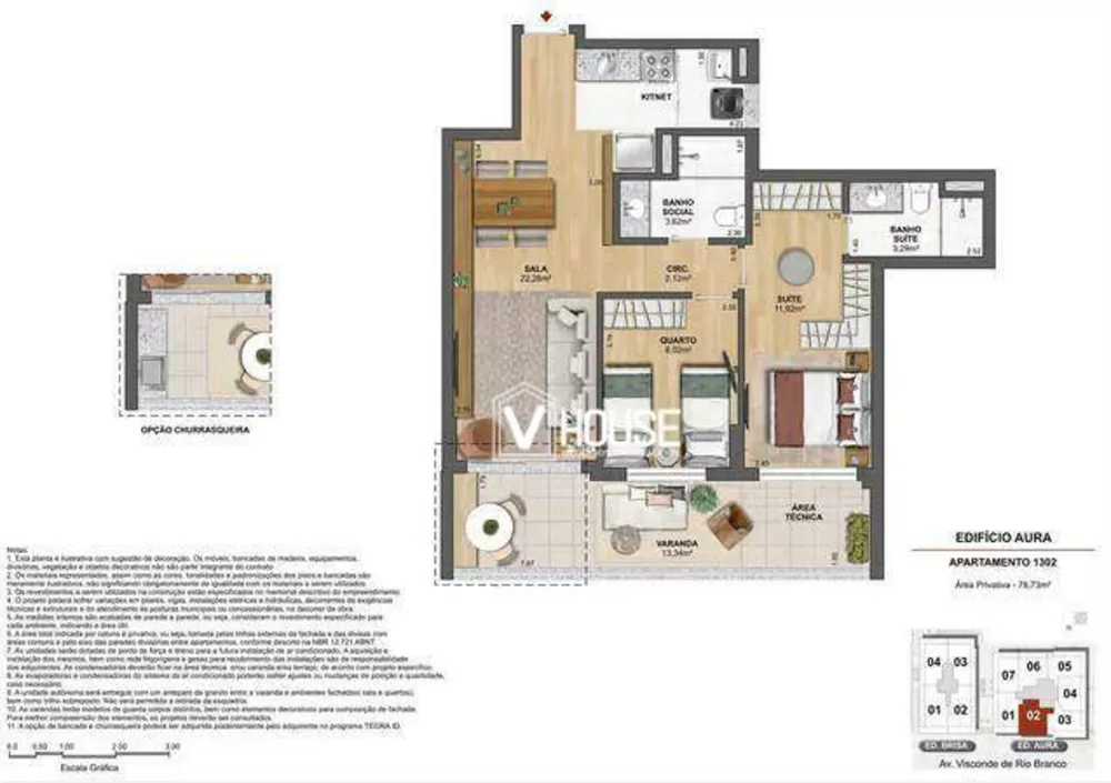 Apartamento, 3 quartos, 92 m² - Foto 11
