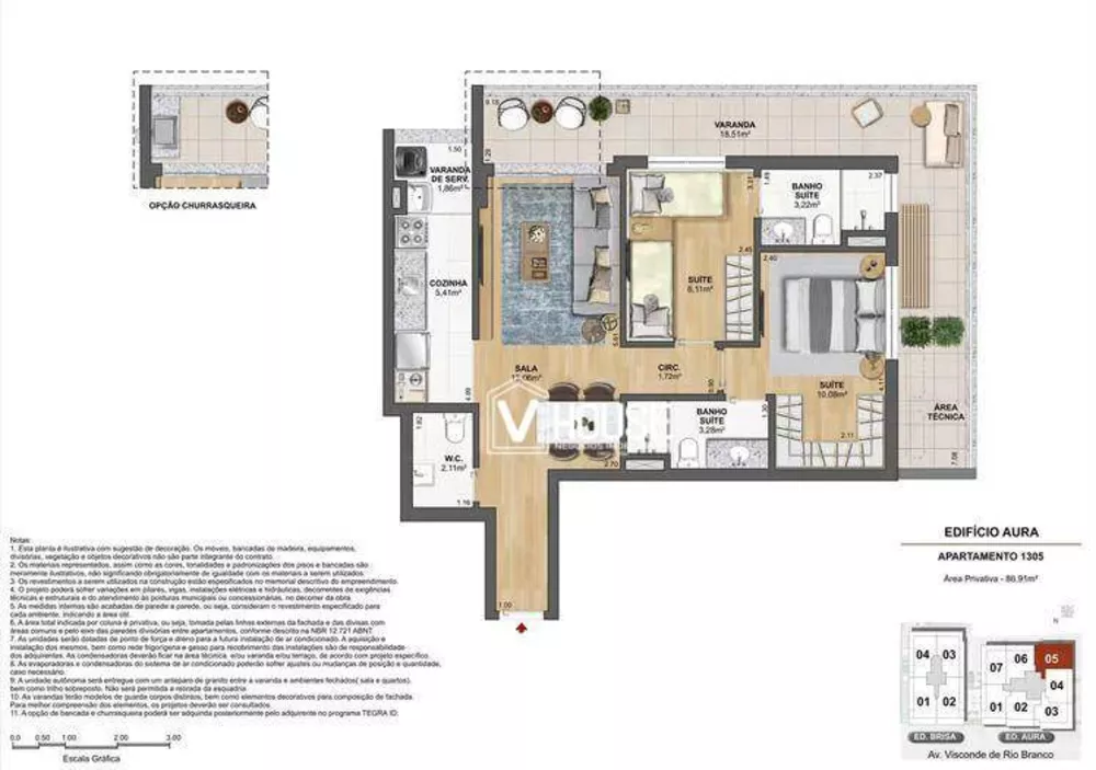 Apartamento, 3 quartos, 92 m² - Foto 79