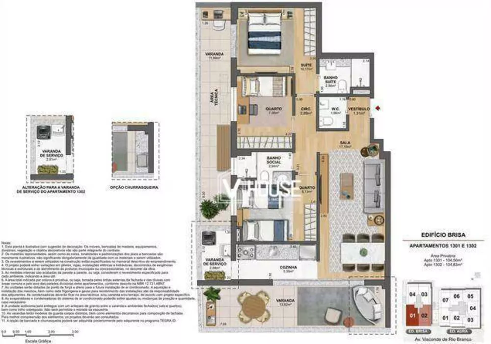 Apartamento, 3 quartos, 92 m² - Foto 58