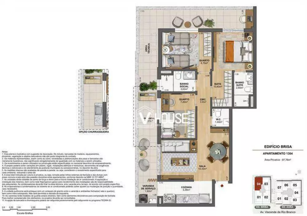 Apartamento, 3 quartos, 92 m² - Foto 47