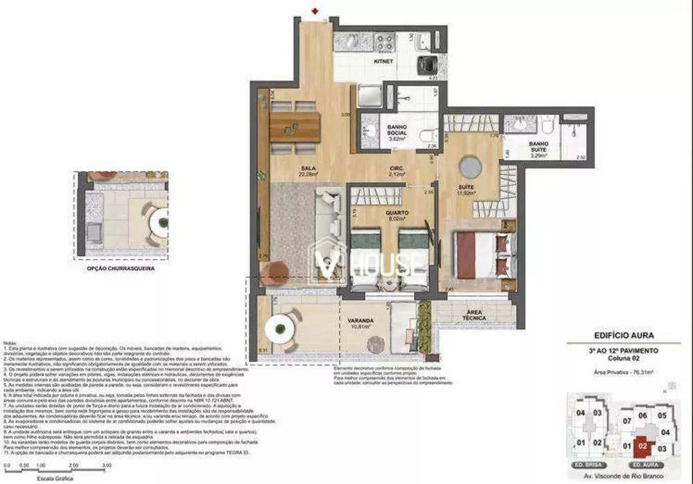 Apartamento, 3 quartos, 92 m² - Foto 63