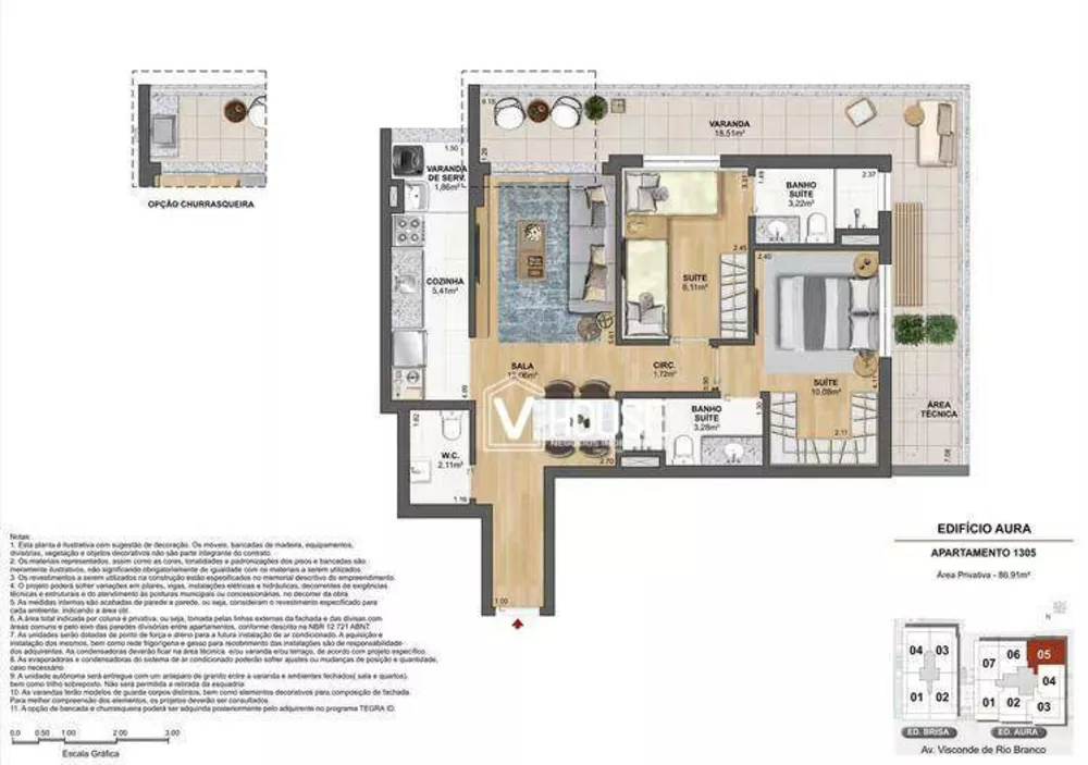 Apartamento, 3 quartos, 92 m² - Foto 29