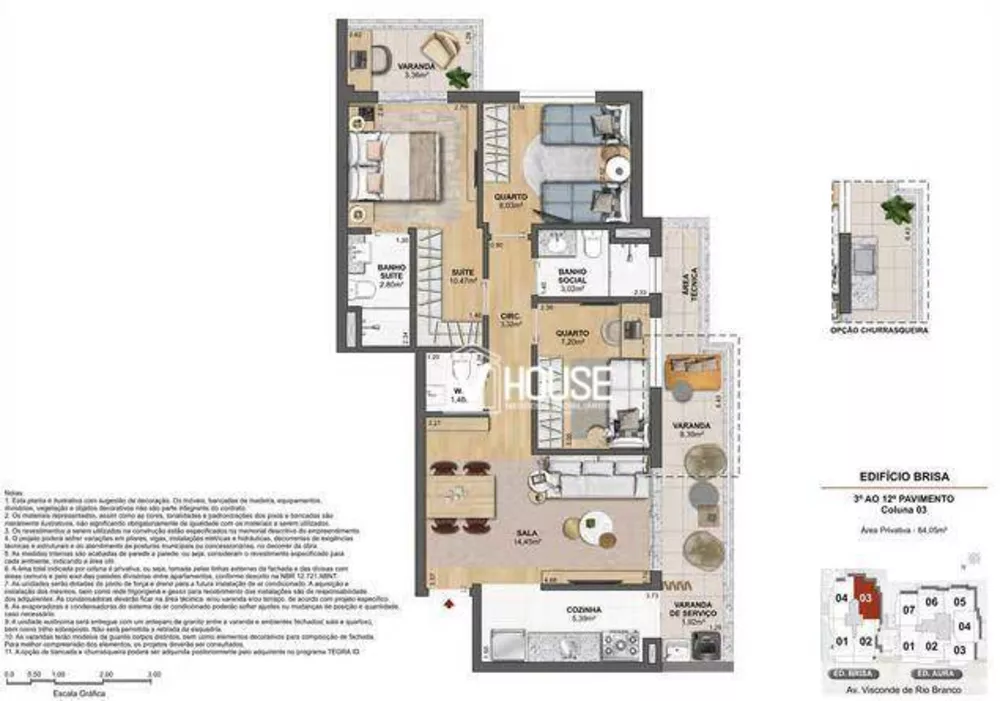 Apartamento, 3 quartos, 92 m² - Foto 69