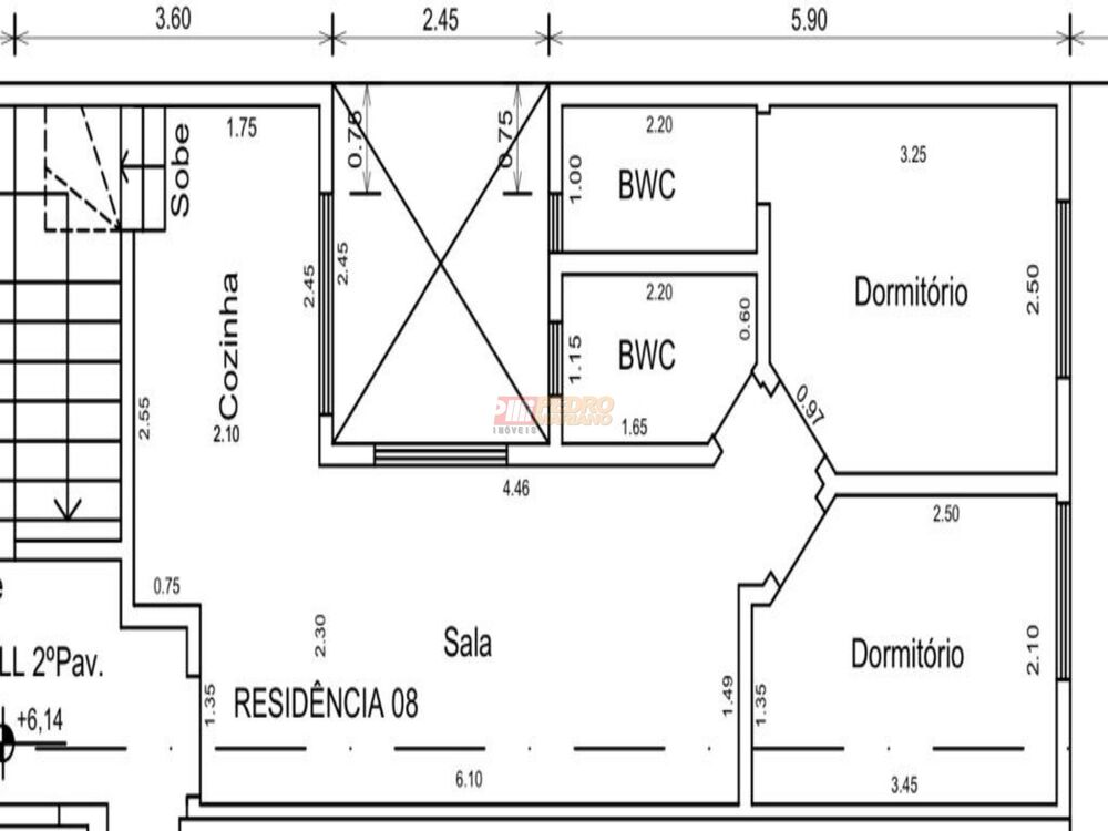 Cobertura, 2 quartos, 93 m² - Foto 1