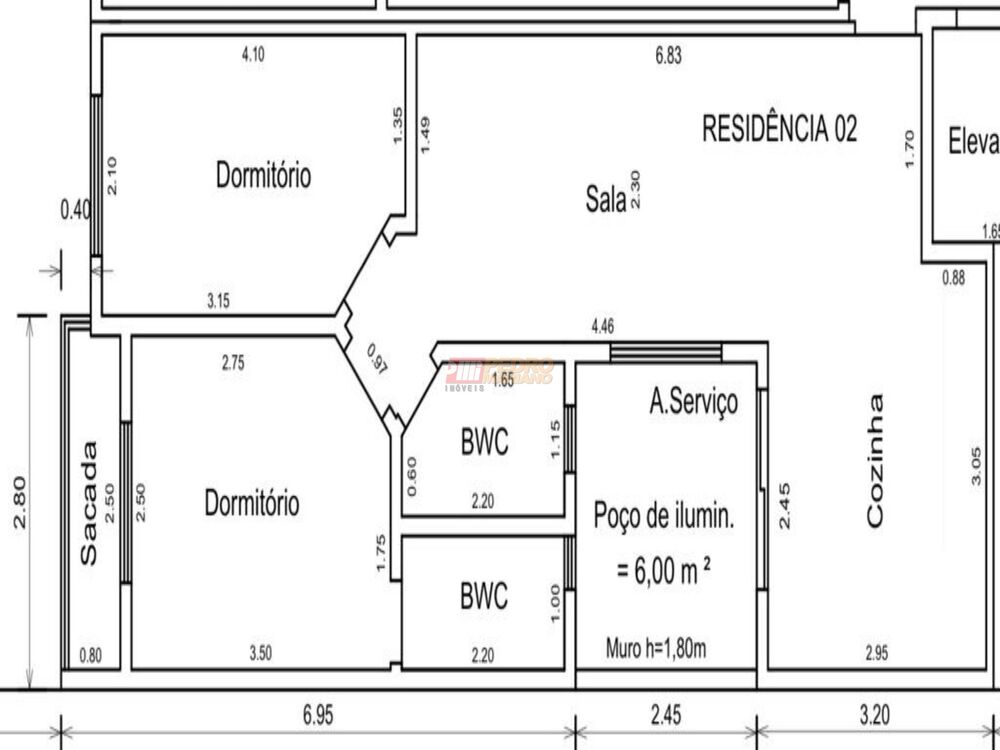 Apartamento, 2 quartos, 54 m² - Foto 1