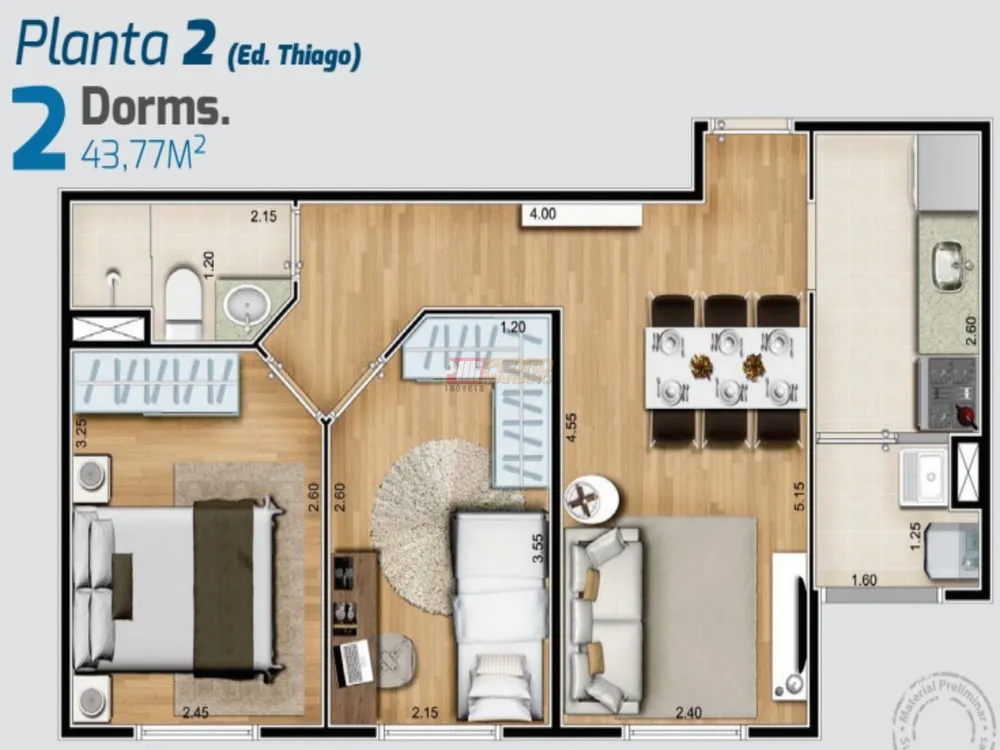 Apartamento, 3 quartos, 53 m² - Foto 31