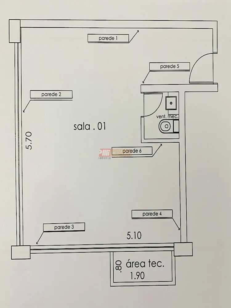 Sala-Conjunto, 37 m² - Foto 5