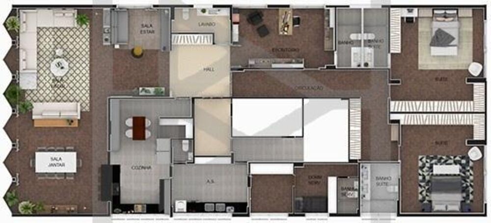 Apartamento, 3 quartos, 322 m² - Foto 2