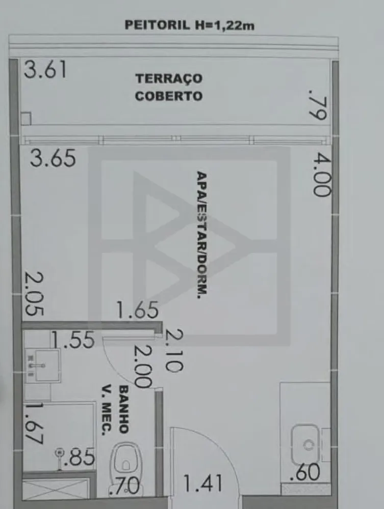 Apartamento, 1 quarto, 21 m² - Foto 7