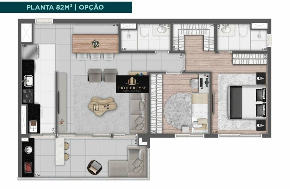 Apartamento, 2 quartos, 65 m² - Foto 14