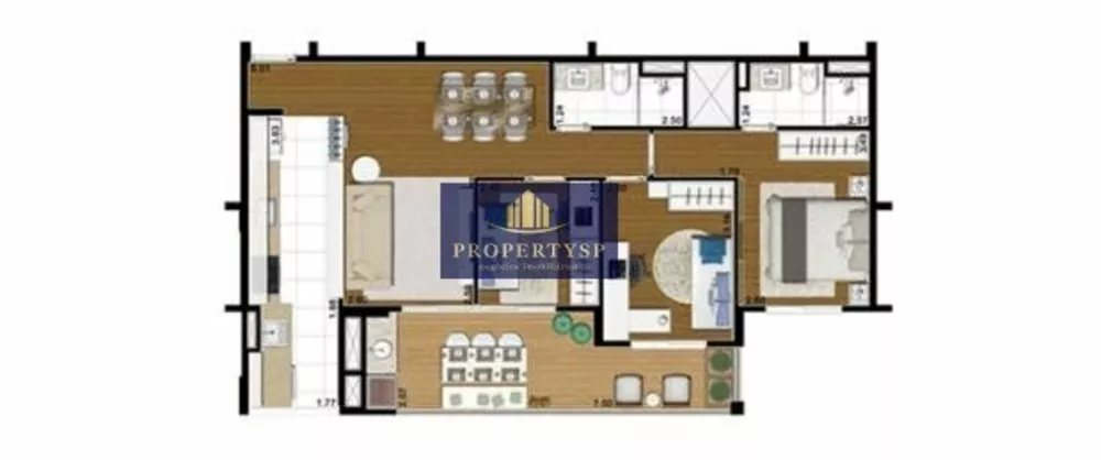 Apartamento à venda com 2 quartos, 65m² - Foto 8