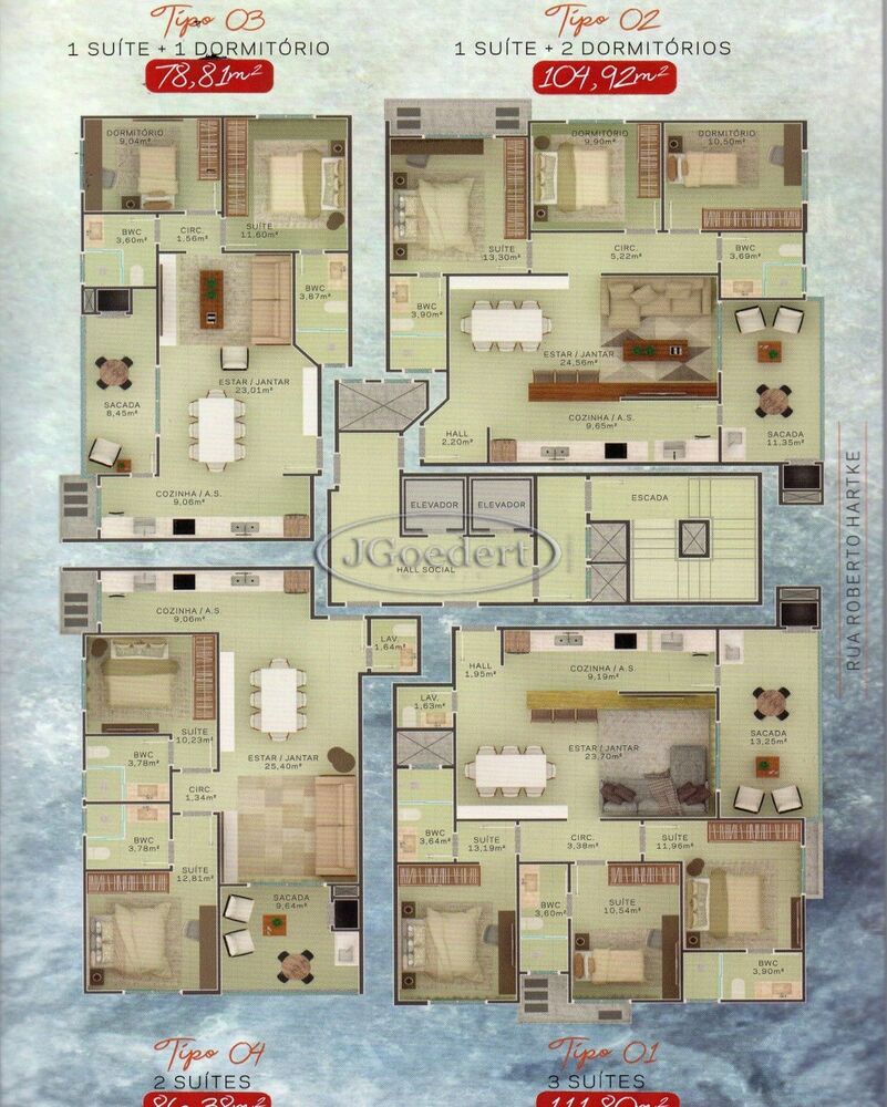 Apartamento, 2 quartos, 104 m² - Foto 1