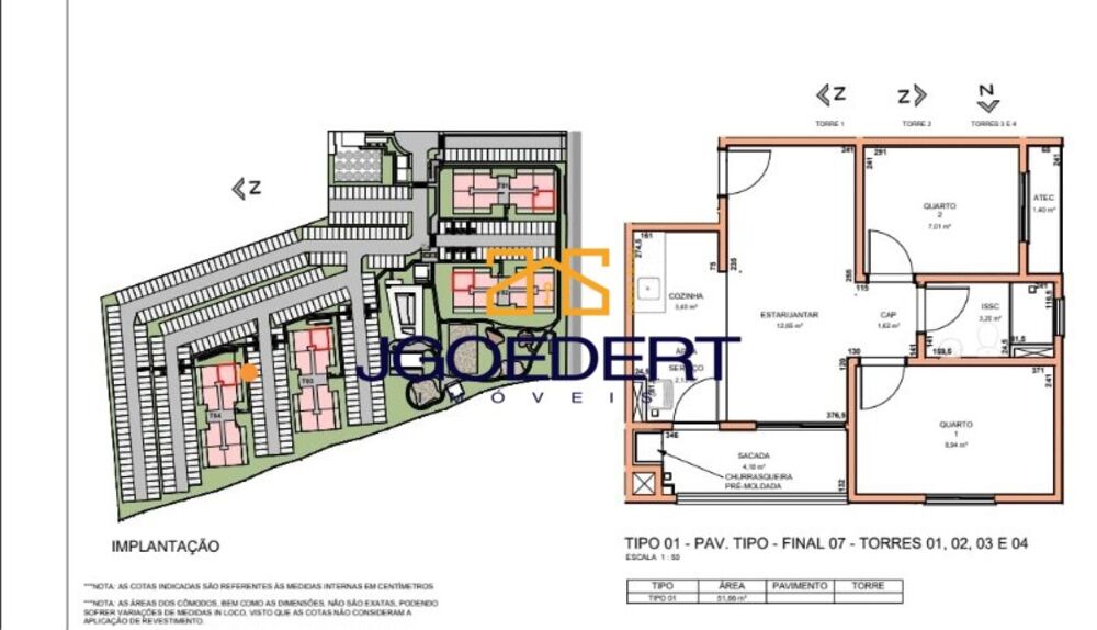 Apartamento, 2 quartos, 64 m² - Foto 2