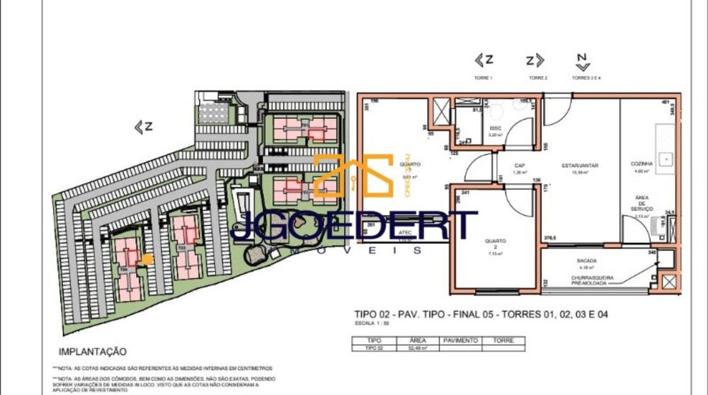 Apartamento, 2 quartos, 64 m² - Foto 3