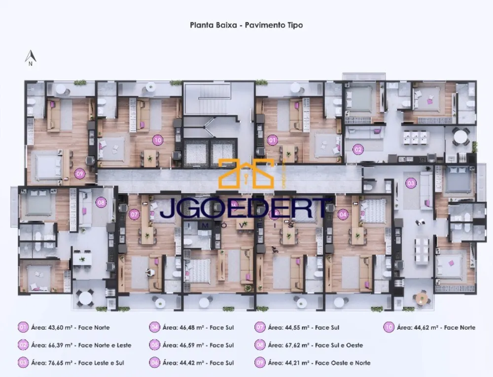 Apartamento, 1 quarto, 67 m² - Foto 10