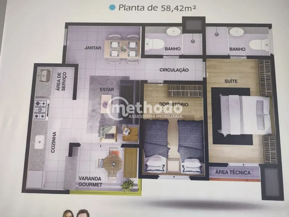Apartamento, 2 quartos, 57 m² - Foto 3
