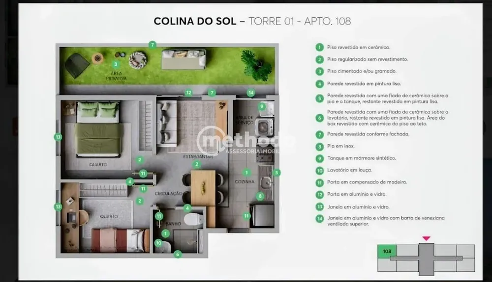 Apartamento, 2 quartos, 39 m² - Foto 2