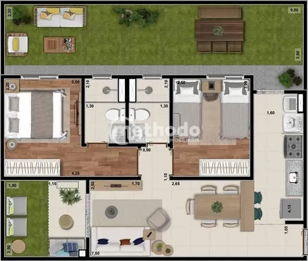Apartamento, 2 quartos, 49 m² - Foto 4