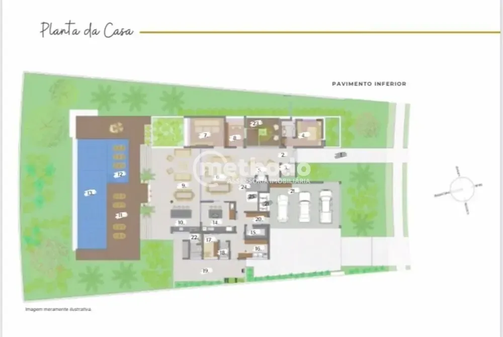 Casa, 5 quartos, 640 m² - Foto 2