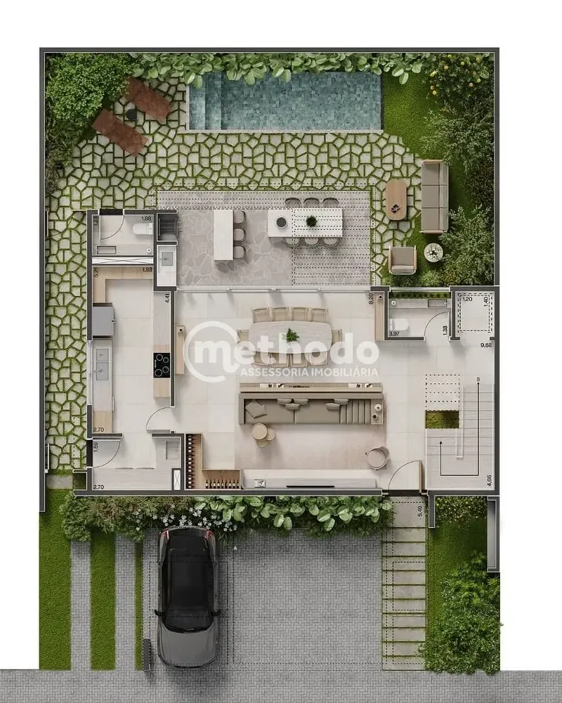 Casa, 3 quartos, 216 m² - Foto 1