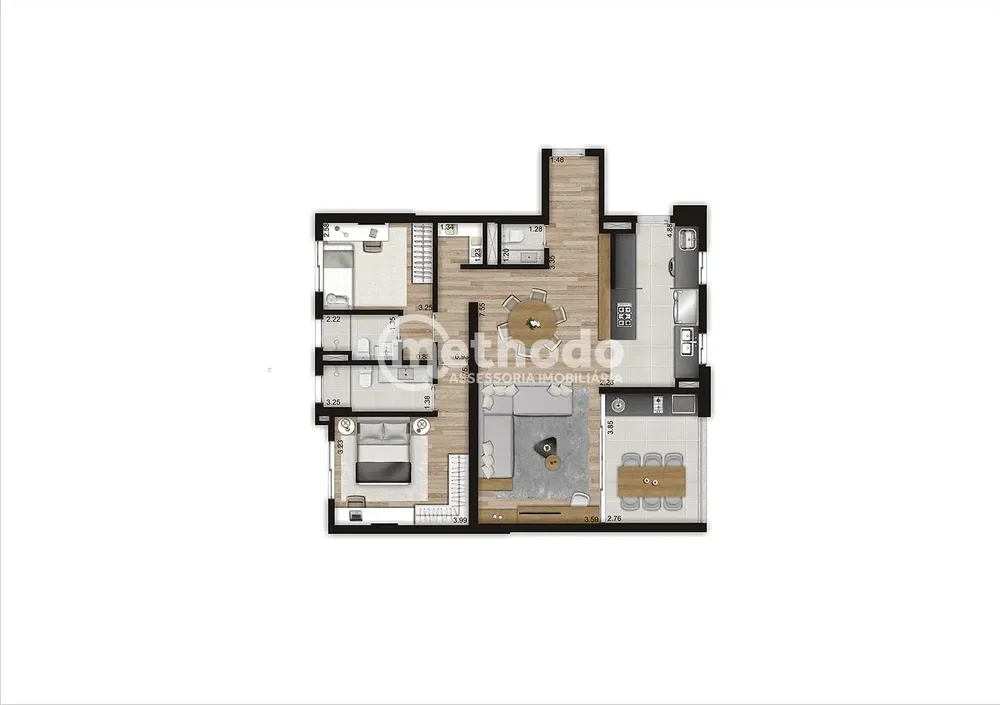 Apartamento, 3 quartos, 181 m² - Foto 3