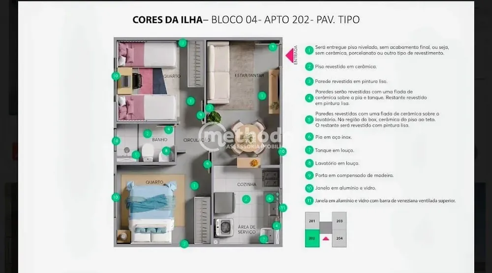 Apartamento, 2 quartos, 40 m² - Foto 1