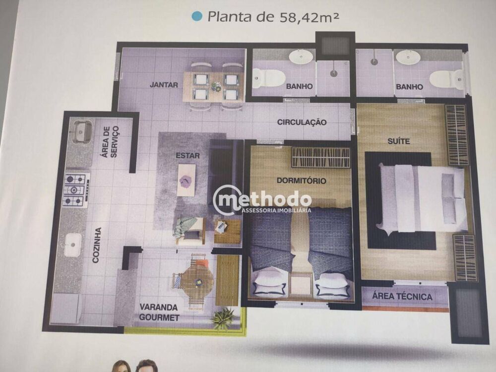Apartamento, 2 quartos, 57 m² - Foto 8