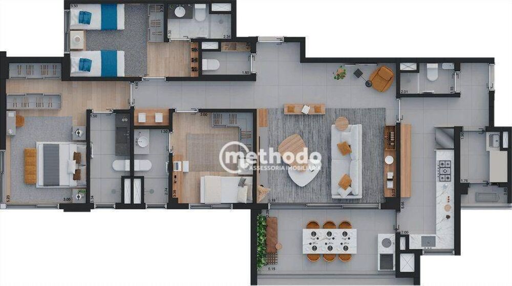 Apartamento à venda com 3 quartos, 139m² - Foto 12