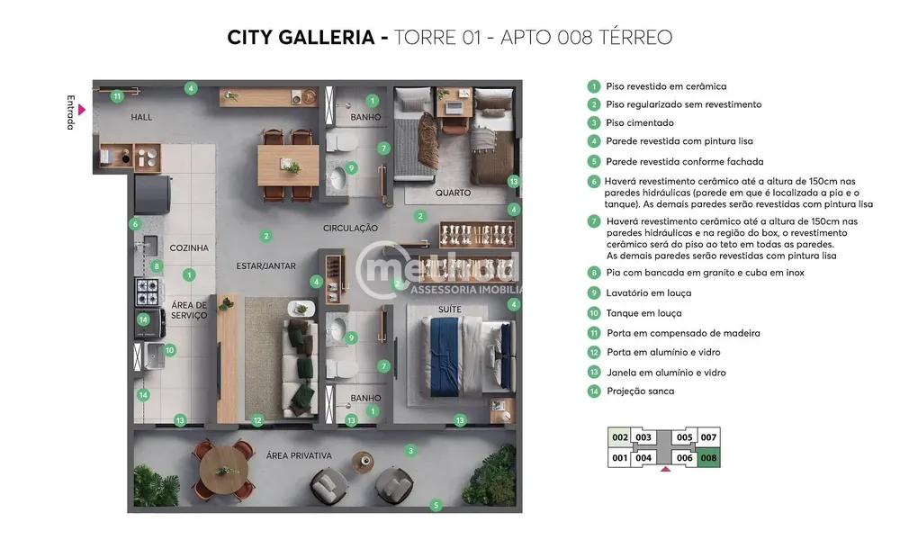Apartamento, 2 quartos, 41 m² - Foto 1