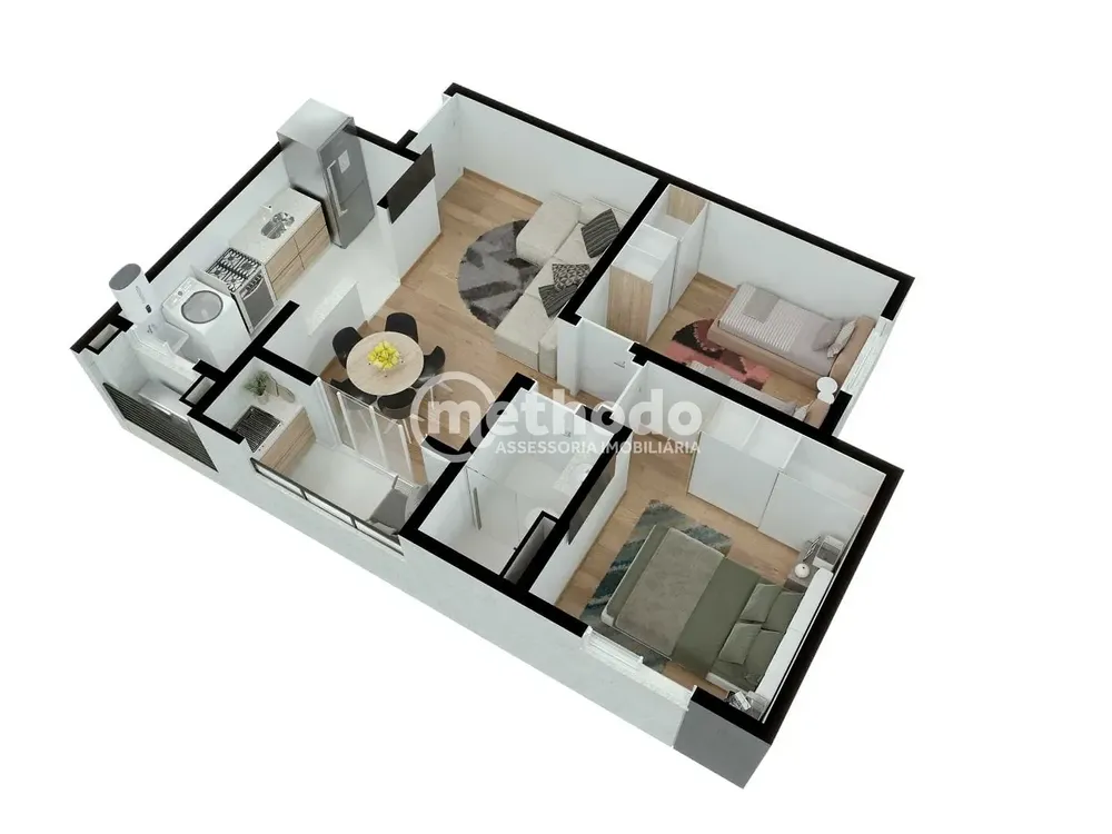 Apartamento, 2 quartos, 46 m² - Foto 2