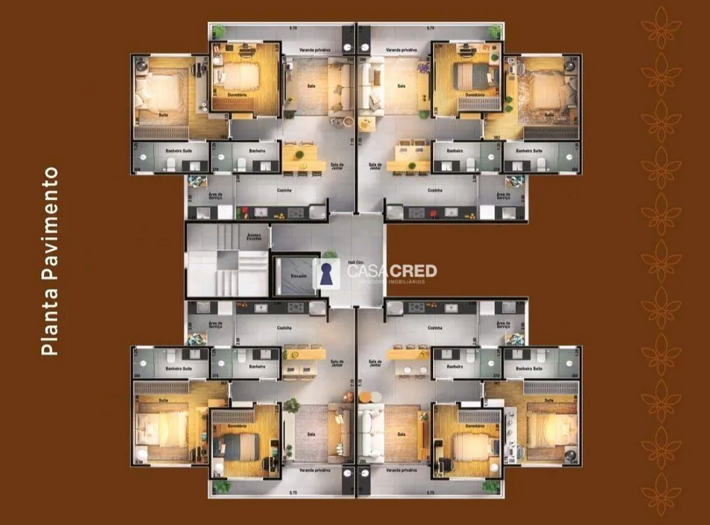 Apartamento, 2 quartos, 300 m² - Foto 12