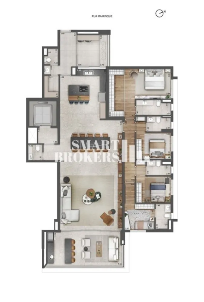 Apartamento, 4 quartos, 232 m² - Foto 9