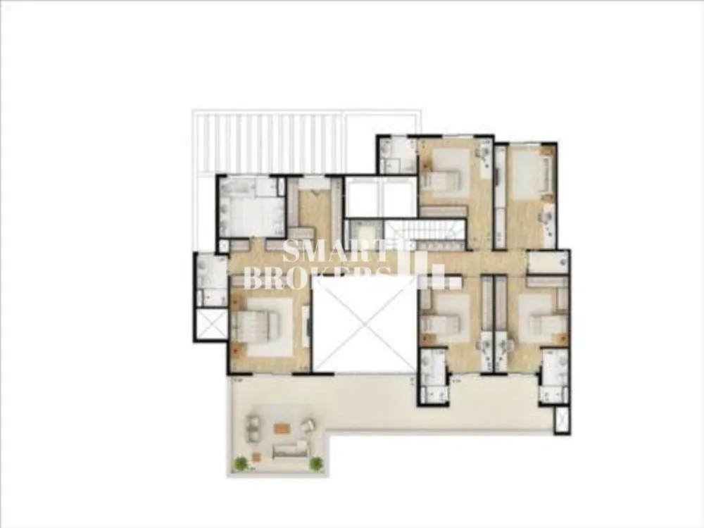 Cobertura, 4 quartos, 606 m² - Foto 4