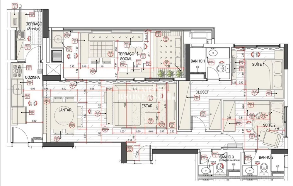 Apartamento, 2 quartos, 100 m² - Foto 11