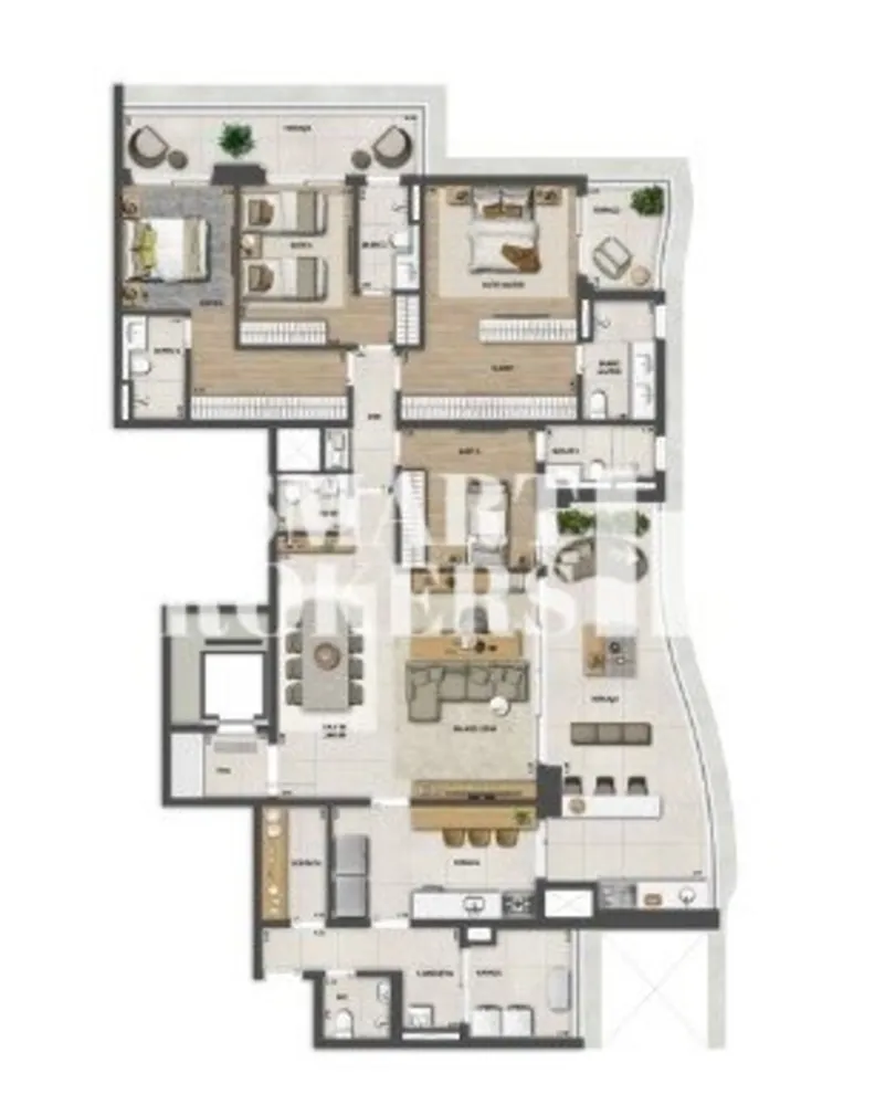 Apartamento, 4 quartos, 222 m² - Foto 12