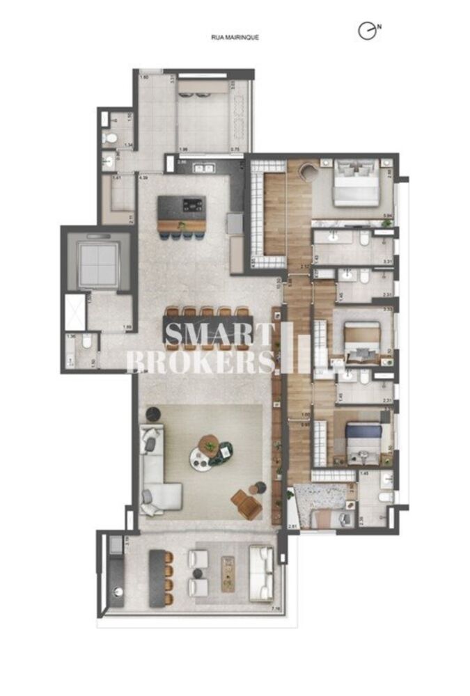 Apartamento à venda com 4 quartos, 232m² - Foto 16